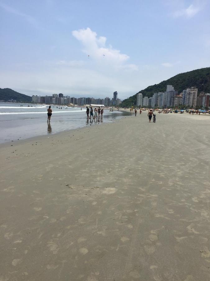 Apto temporada praia São Vicente Exterior foto