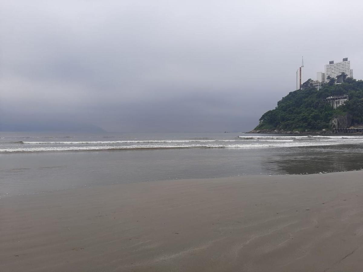 Apto temporada praia São Vicente Exterior foto